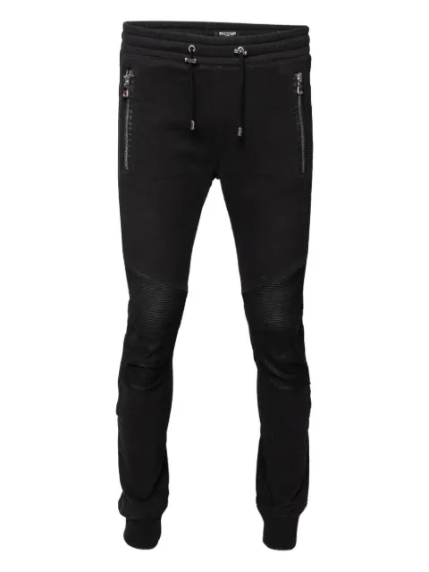 Balmain Pre-Owned leather joggers