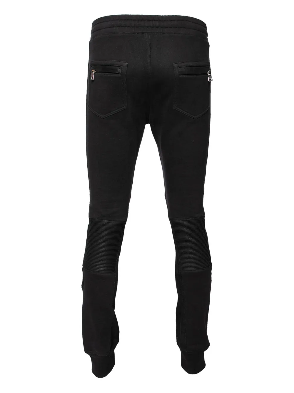 Balmain Pre-Owned leather joggers | Image 2