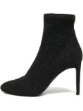 Giuseppe Zanotti Vintage Pre-owned 110mm glitter stiletto boots - Black