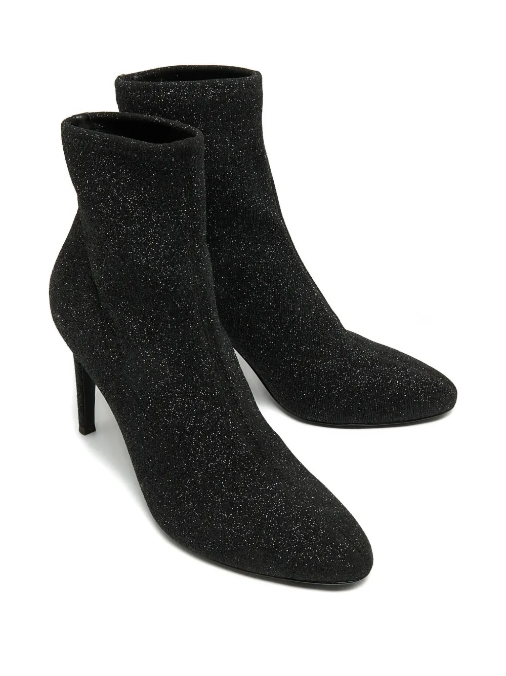 Giuseppe Zanotti Vintage Pre-owned 110 mm stiletto laarzen met glitter - Zwart
