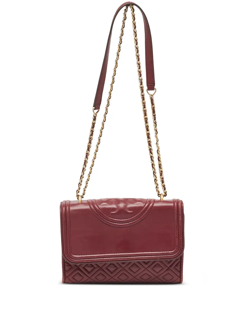 Tory Burch プレオウンド キルティング ショルダーバッグ - レッド Tory Burch プレオウンド キルティング ショルダーバッグ - レッド