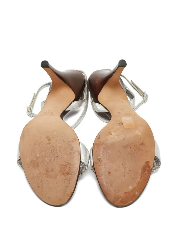 Giuseppe Zanotti Vintage pre-owned crystal-embellished Sandals Silver  FARFETCH PH