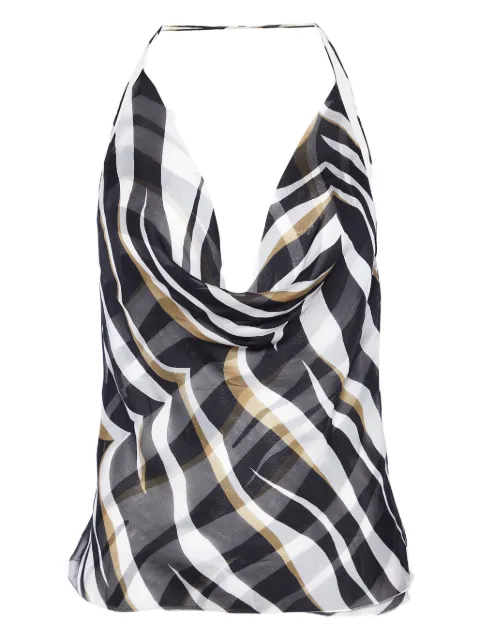 Valentino Garavani Pre-Owned Top zebrato
