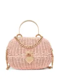 CHANEL Pre-Owned Wicker Heart shoulder bag - Pink