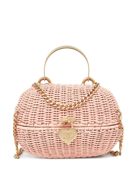CHANEL Pre-Owned Wicker Heart shoulder bag