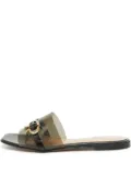 Gianvito Rossi pre-owned translucent flat sandals - Black