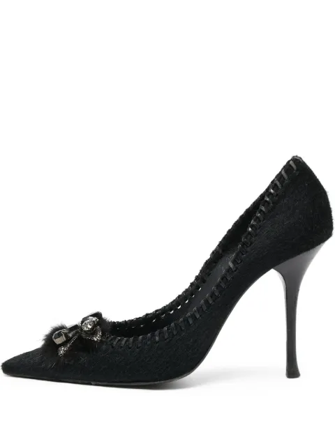 Le Silla pre-owned 100mm crystal-embellished pumps