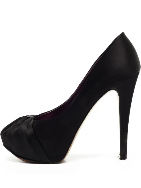 Gina pre-owned 125mm platform pumps