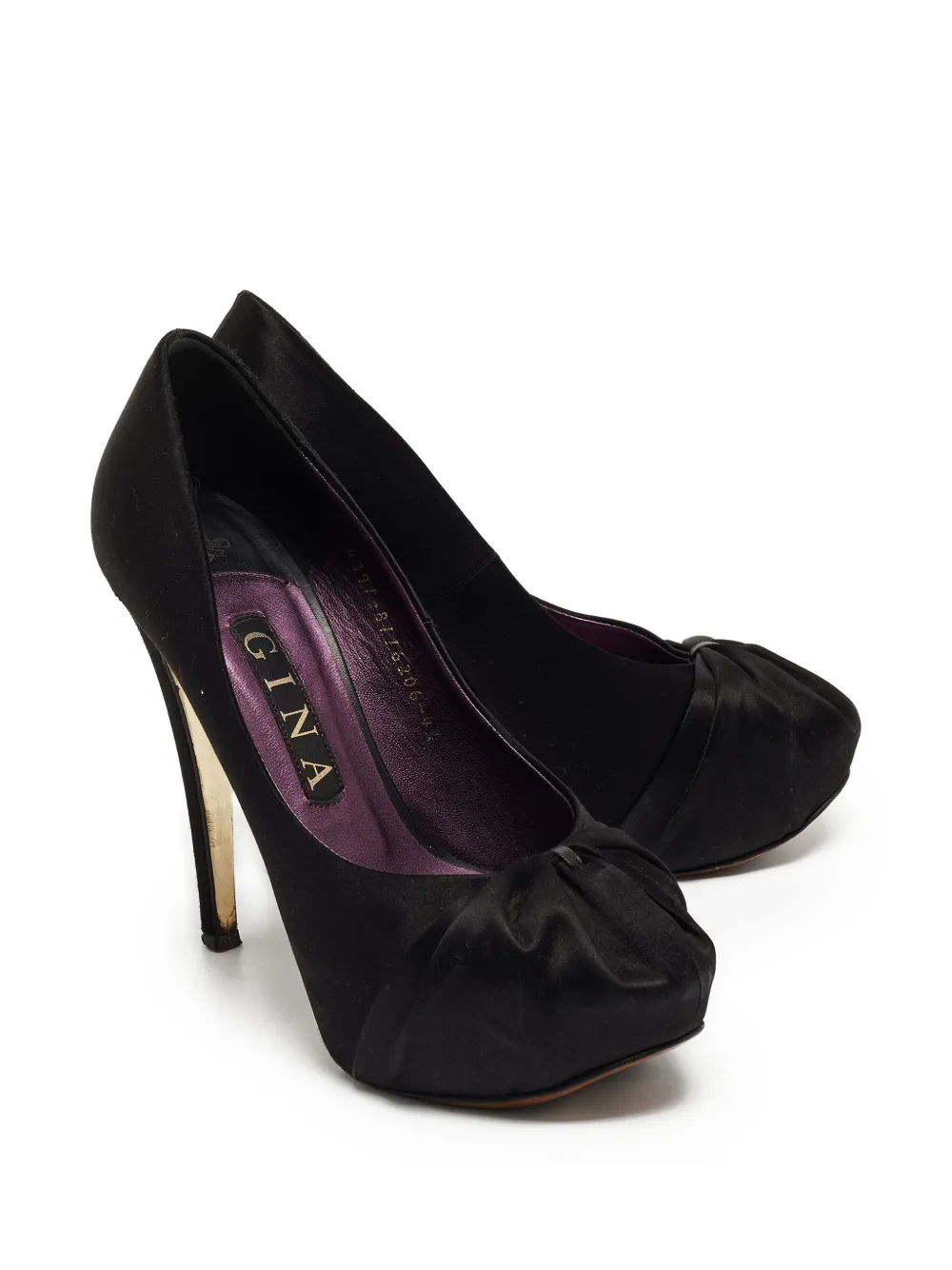 Gina pre-owned 125mm platform pumps | Image 2