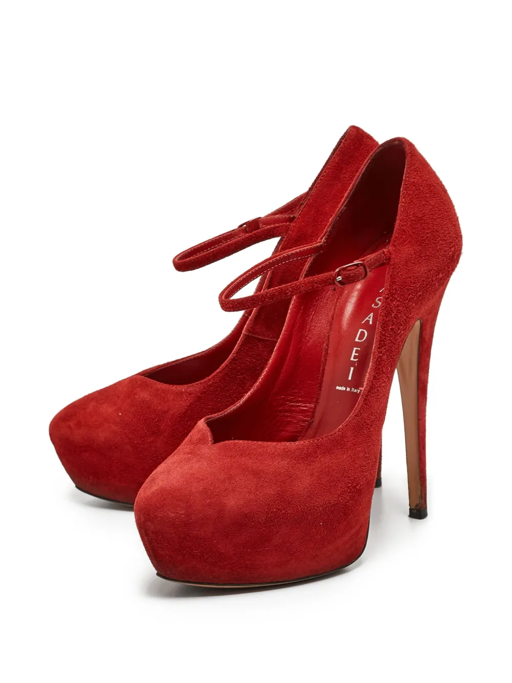 Casadei Vintage escarpins pre-owned 140 mm en daim | Image 2