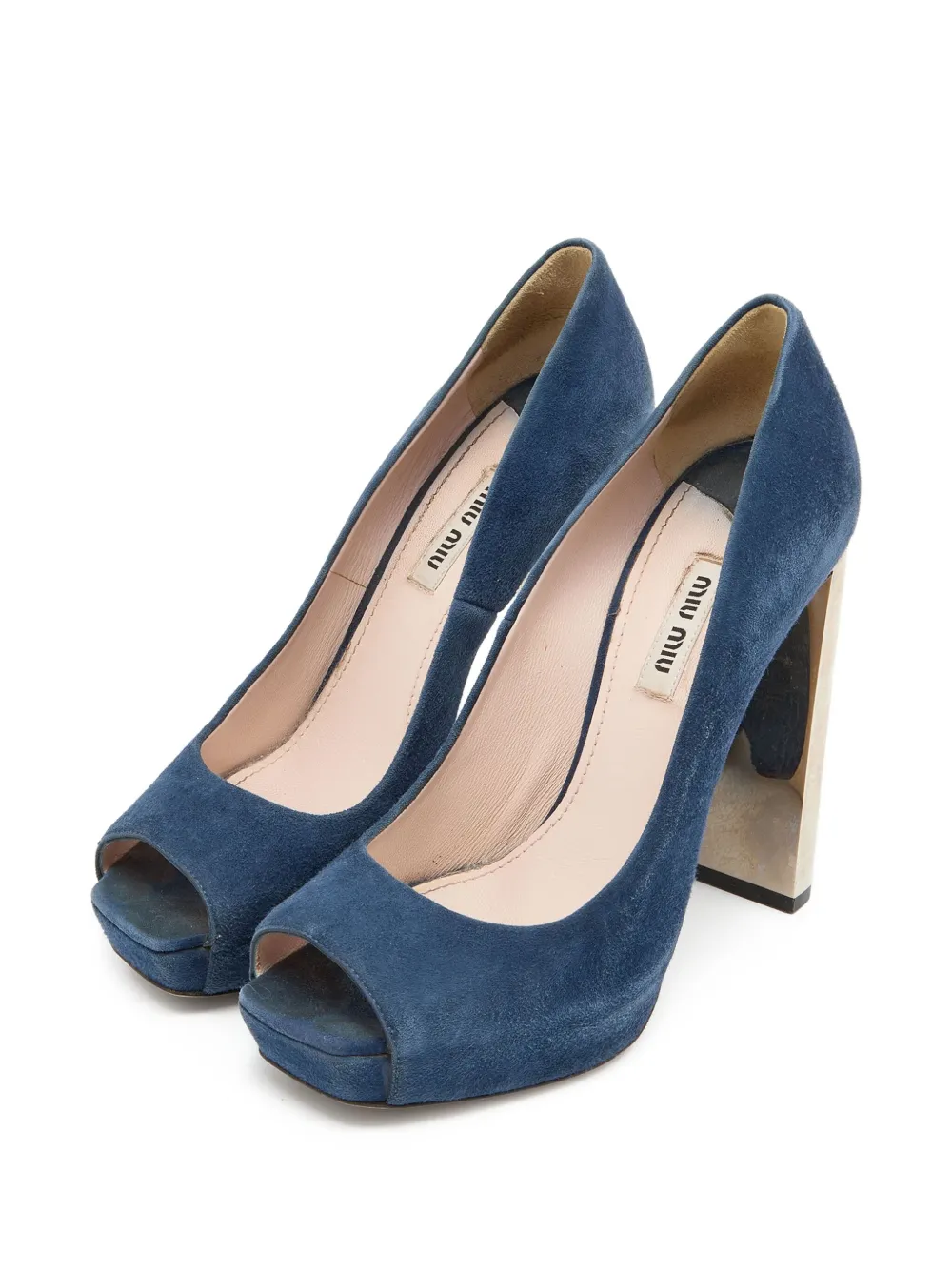 Miu Miu Pre-Owned 130mm suede pumps | Image 2