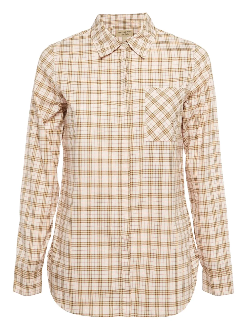 Burberry Pre-Owned checked shirt | Pink | Image 1