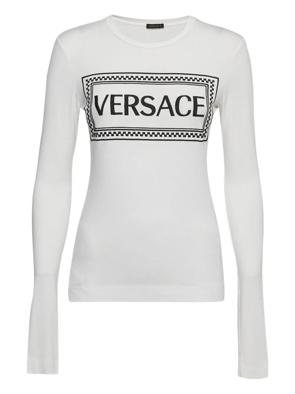 Versace Pre-Owned logo-print T-shirt | White | Image 1