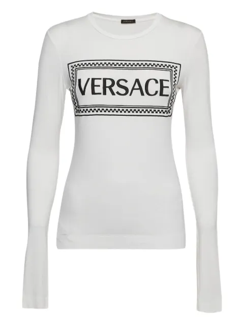 Versace Pre-Owned logo-print T-shirt