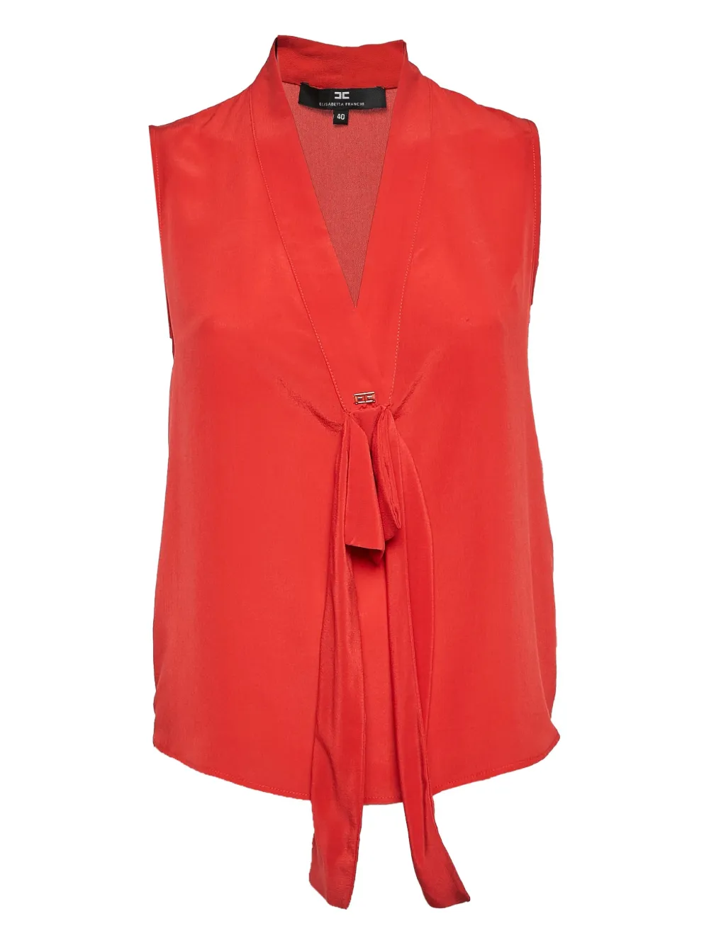 Elisabetta Franchi pre-owned sleeveless blouse | Red | Image 1