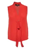Elisabetta Franchi pre-owned sleeveless blouse - Red