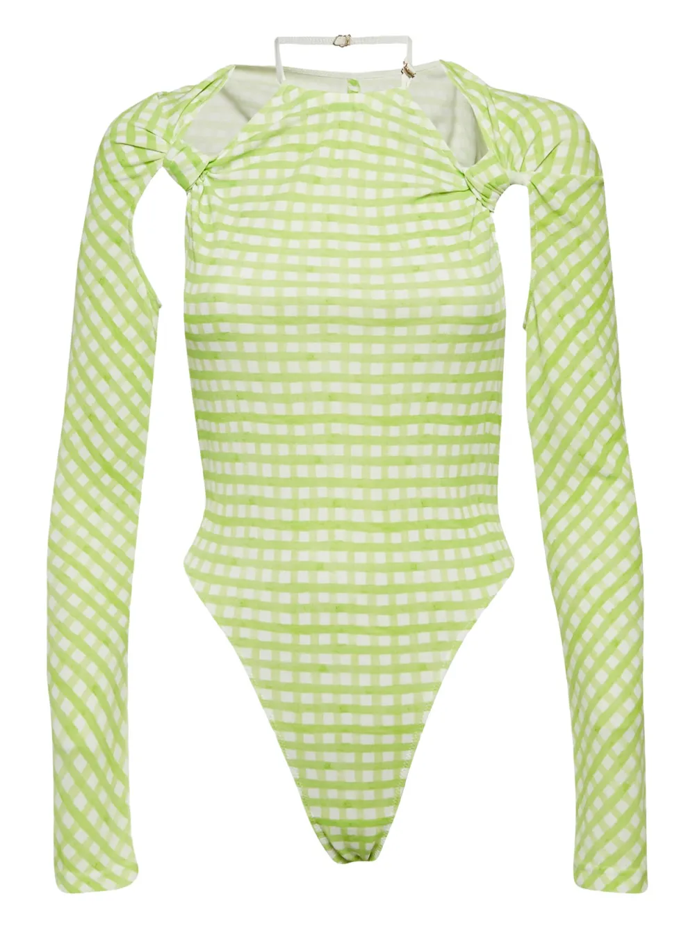 Jacquemus Pre-Owned Le Body Nodi ボディスーツ - グリーン Jacquemus Pre-Owned Le Body Nodi ボディスーツ - グリーン