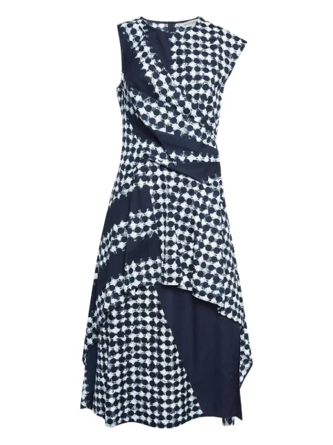 Sportmax Vintage asymmetric dot-print dress