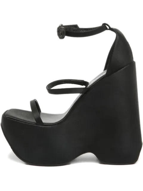 Versace Pre-Owned 150mm platform wedge sandals