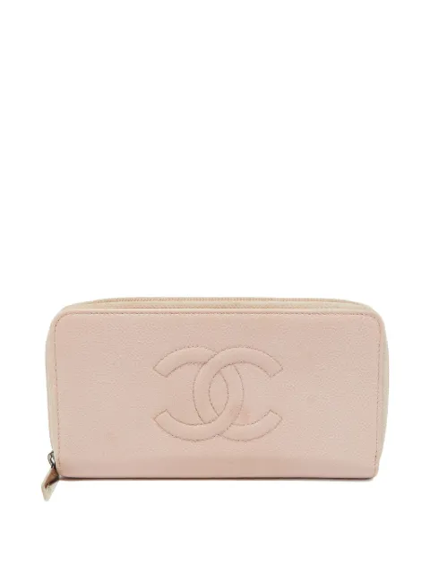 CHANEL Pre-Owned CC-logo zip-around wallet