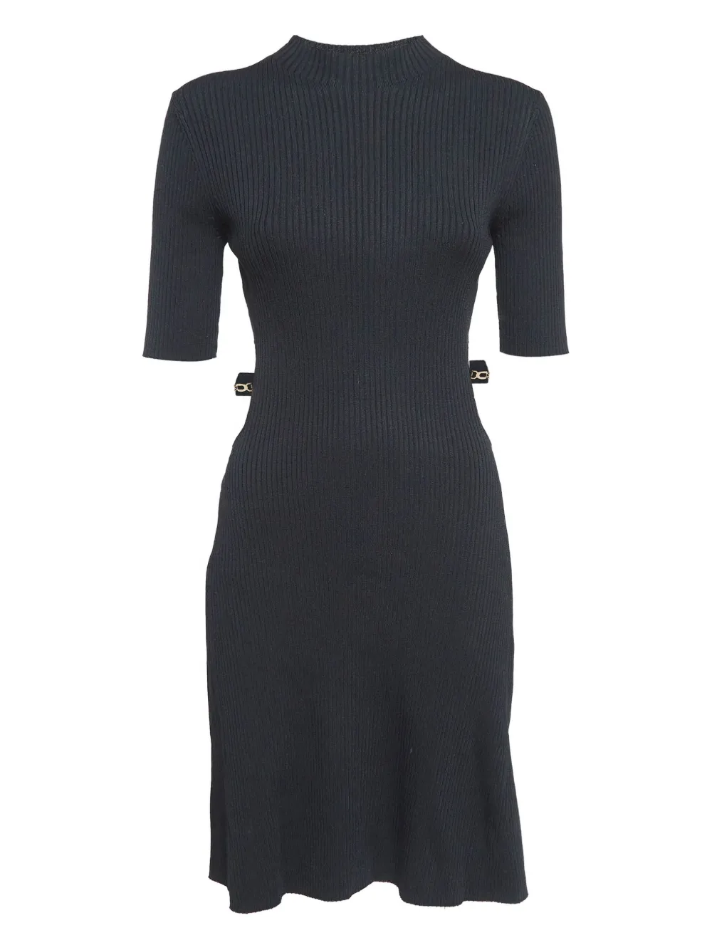 Maje Pre-owned Mesh-Kleid mit Cut-Out | Schwarz | Image 1