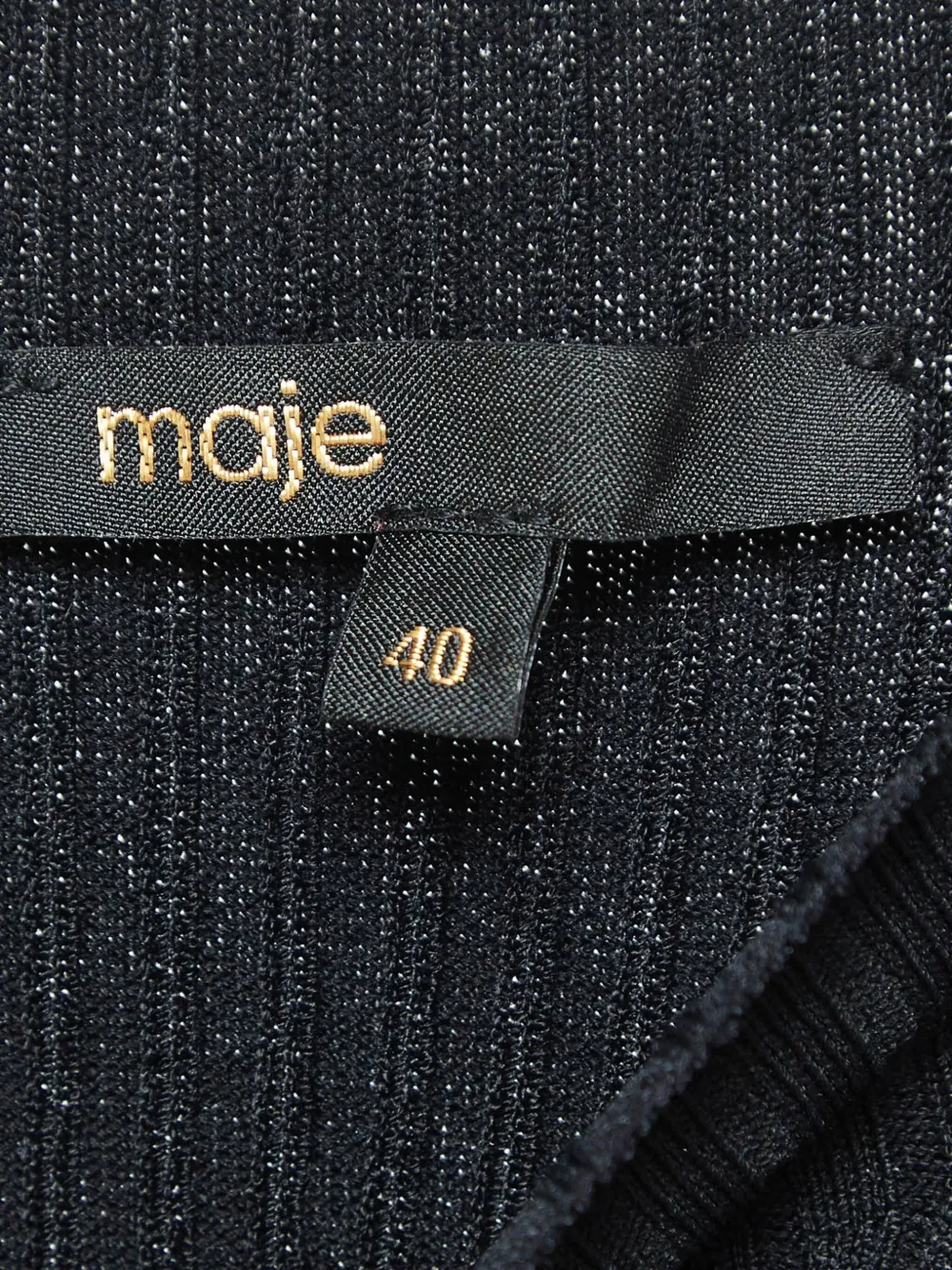 Maje Pre-owned jurk met uitgesneden details - Zwart