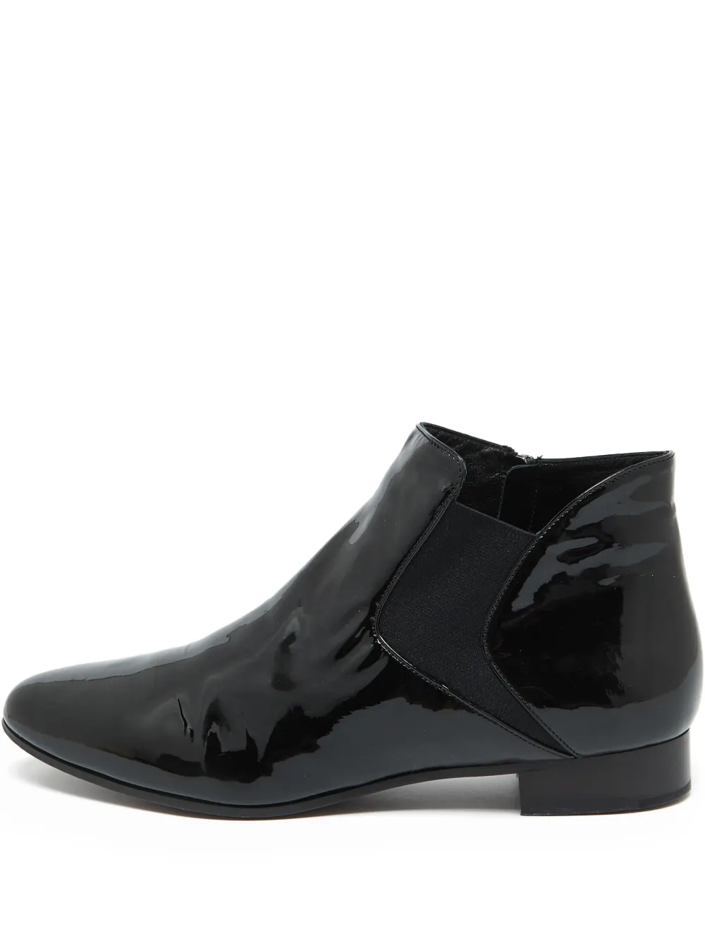 Miu Miu Pre-Owned patent-finish ankle boots | Black | Image 1