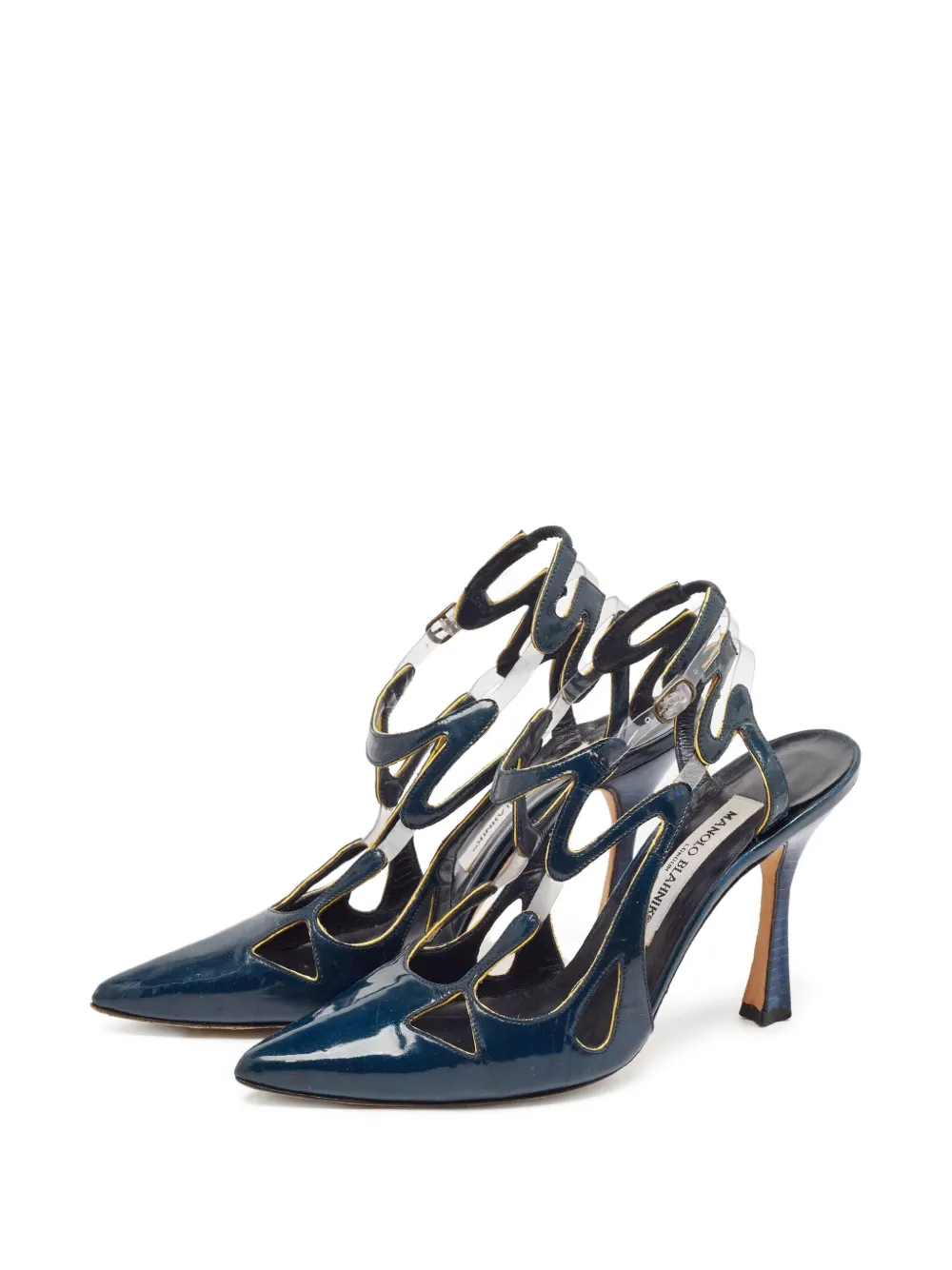 Manolo Blahnik 100mm wave-pattern pumps | Image 2
