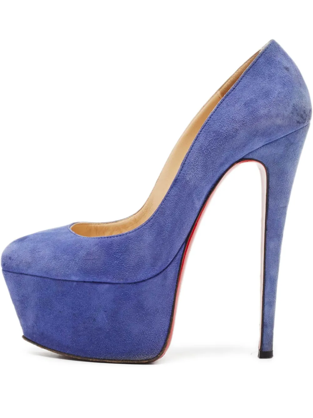 Christian Louboutin Pre-Owned スエードパンプス 160mm - ブルー Christian Louboutin Pre-Owned スエードパンプス 160mm - ブルー