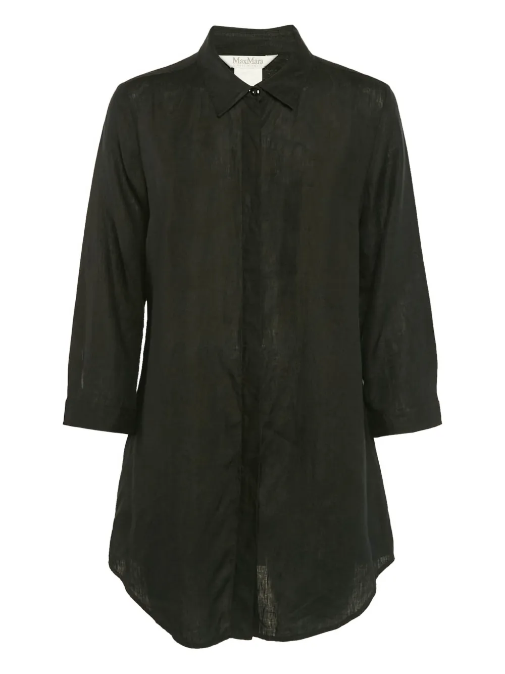 Max Mara linen shirt - ブラック Max Mara linen shirt - ブラック