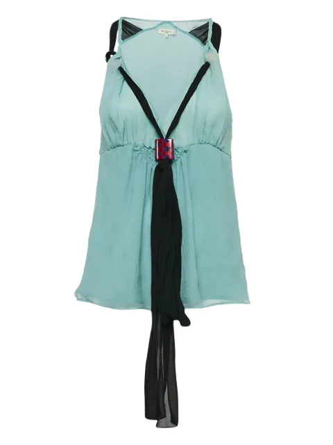 Etro Pre-Owned drape-detailed top