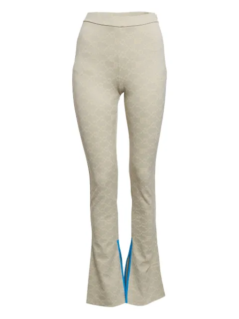 Off-White Pre-Owned monogram flared trousers
