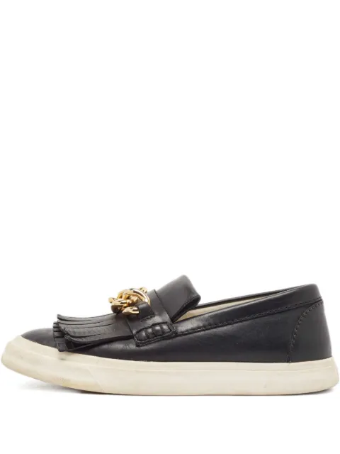Giuseppe Zanotti Vintage pre-owned fringed leather sneakers 