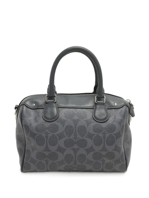 Coach Vintage Pre-Owned Mini Bennett Satchel Bag Black