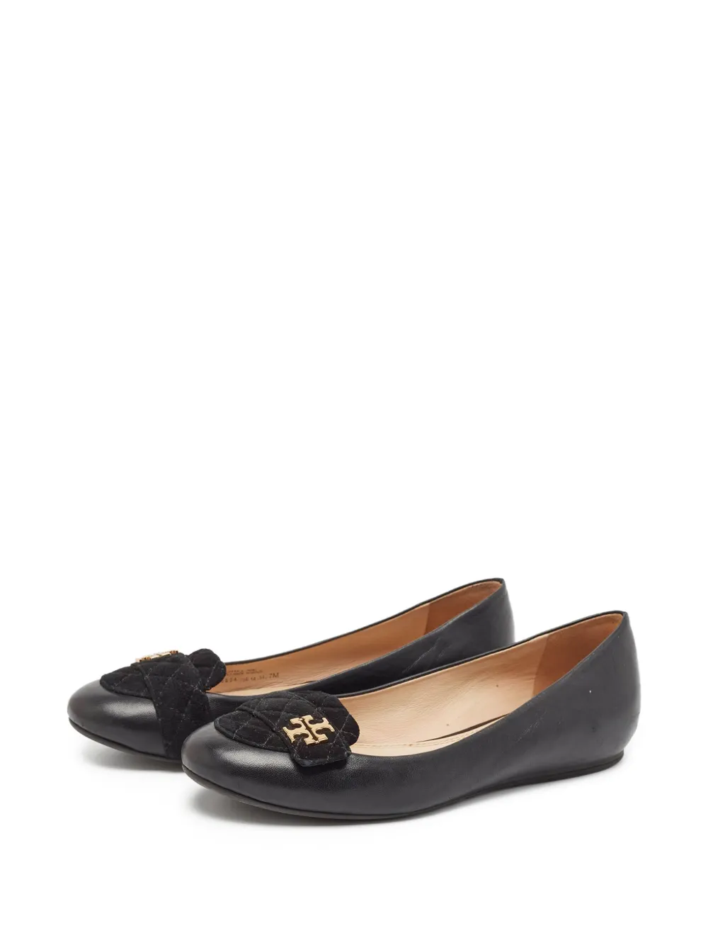 Tory Burch pre-owned TB-plaque ballet flats | Image 2