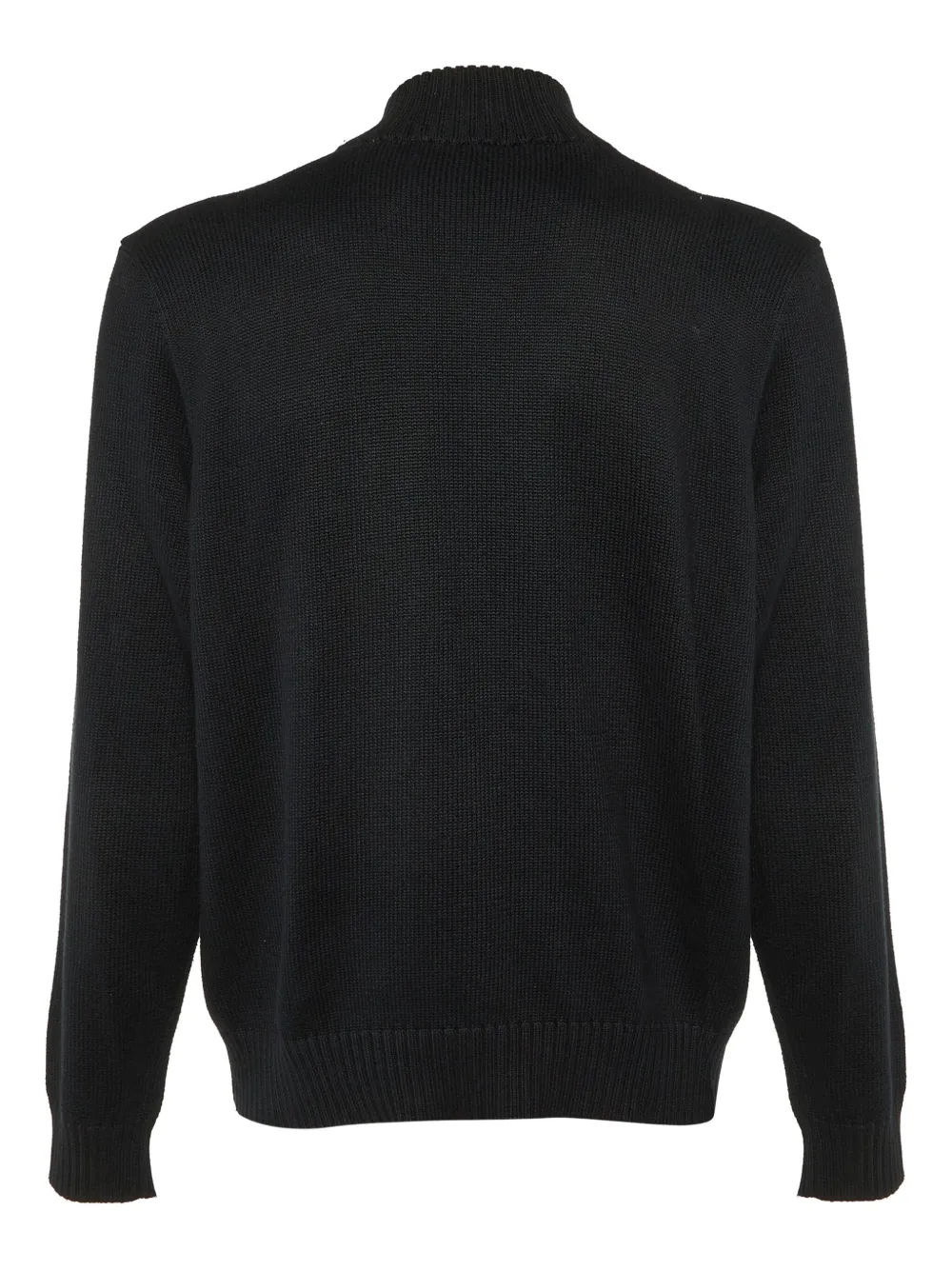 Polo Ralph Lauren Vintage Pre-owned zip-neck ribbed jumper | Image 2