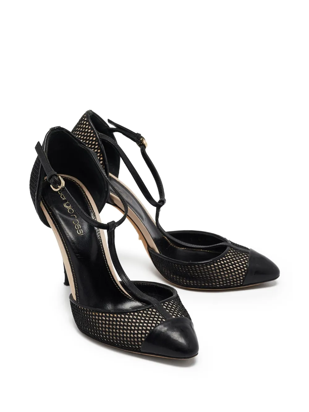 Sergio Rossi Vintage Pre-Owned T-strap stiletto pumps | Image 2