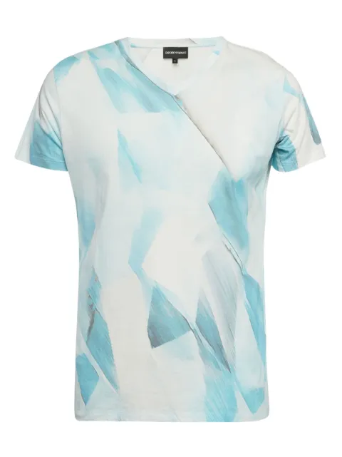 Emporio Armani Pre-Owned abstract-print T-shirt 