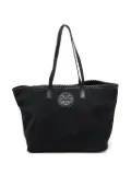 Tory Burch 2024 pre-owned leather trim tote bag - Black