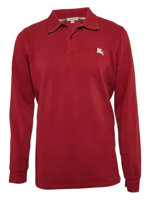Burberry Pre-Owned 2023 Equestrian Knight-embroidered polo shirt