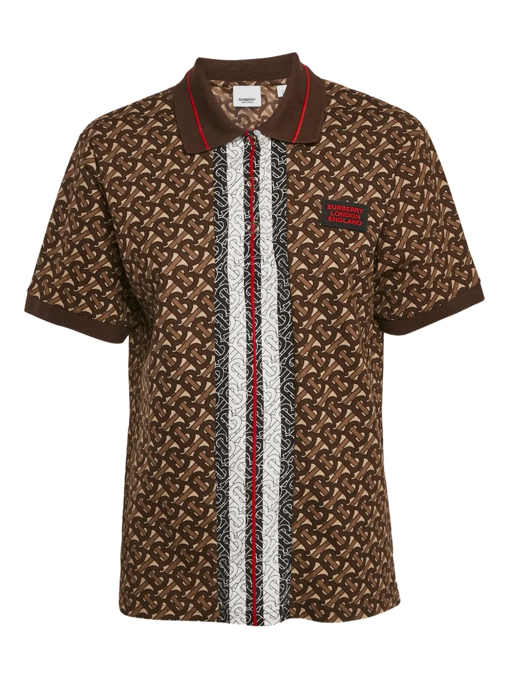 Burberry Pre-Owned monogram-pattern shirt | Brown | Image 1