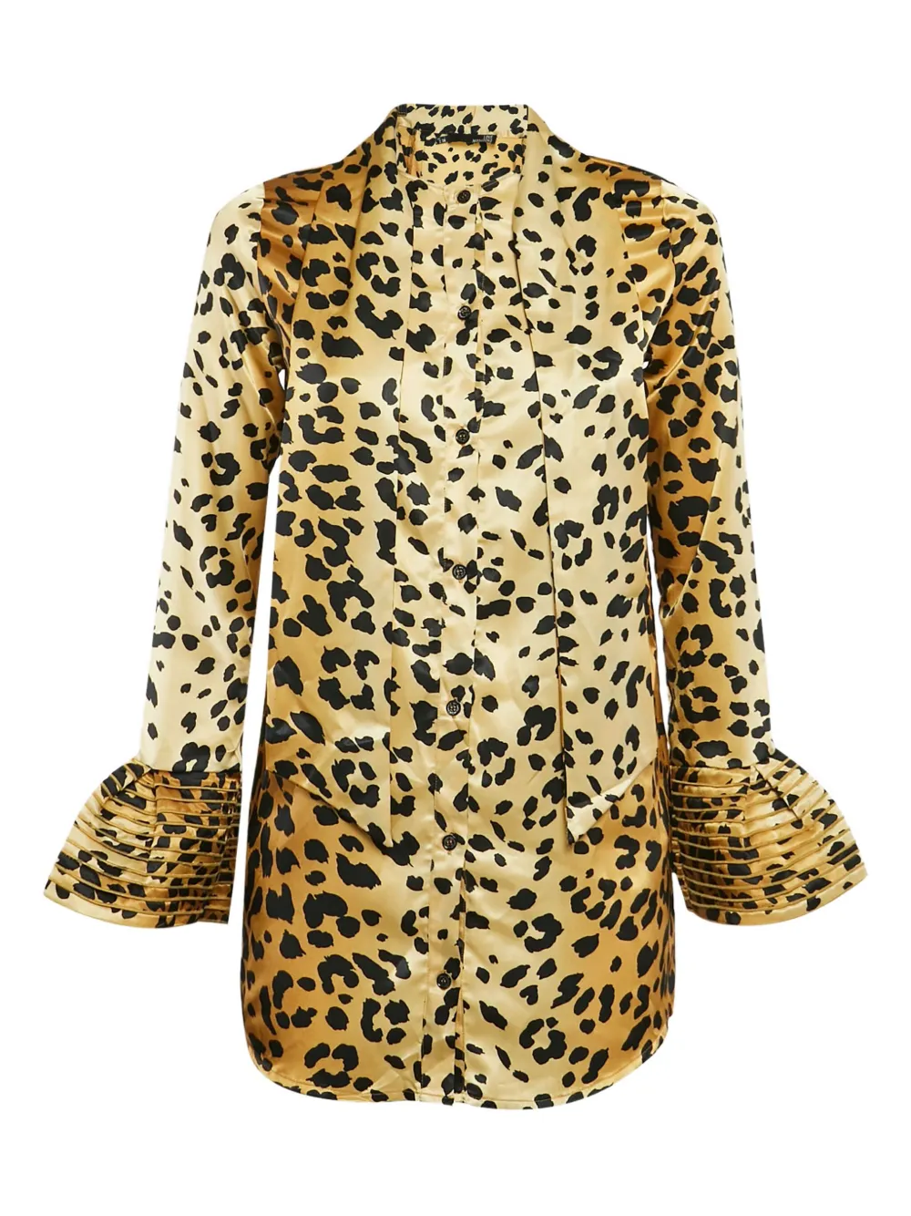 Moschino Pre-Owned leopard-print mini dress - Neutrals