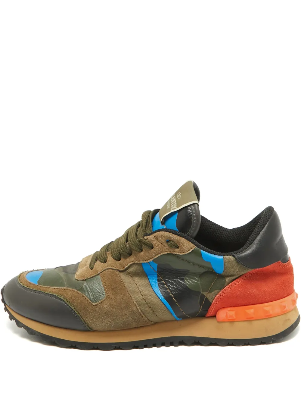 Valentino Garavani Pre-Owned カモフラージュ レザースニーカー - グリーン Valentino Garavani Pre-Owned カモフラージュ レザースニーカー - グリーン