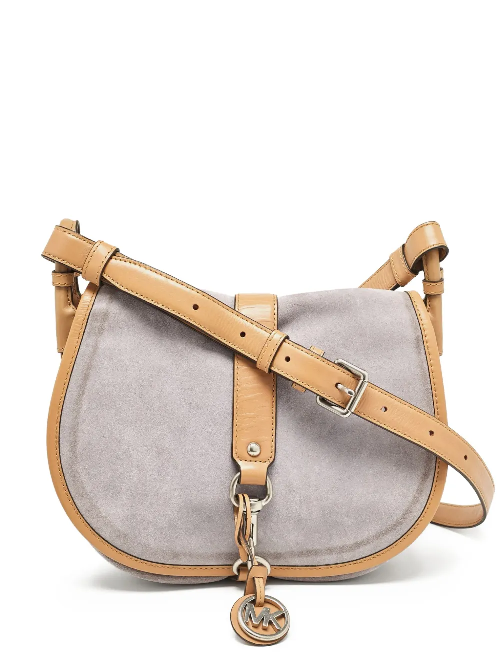 Michael Kors Vintage Jamie suede cross body bag - パープル Michael Kors Vintage Jamie suede cross body bag - パープル