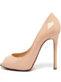 Christian Louboutin Pre-Owned 110mm Flo peep-toe pumps - Neutrals