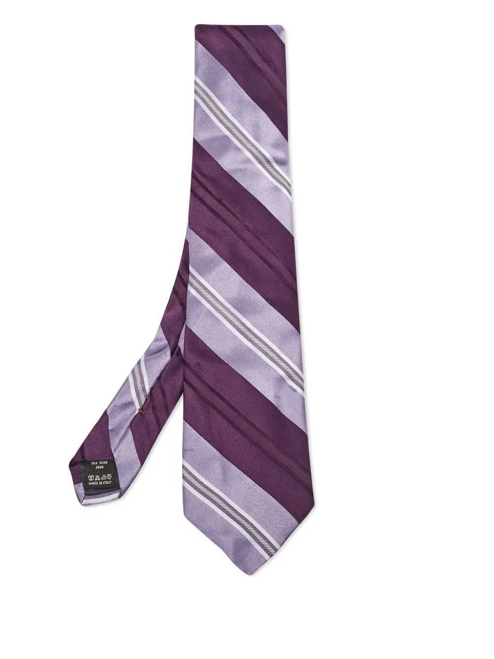 striped silk tie