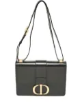 Christian Dior Pre-Owned 2019 Montaigne 30 leather CD motif bag - Black