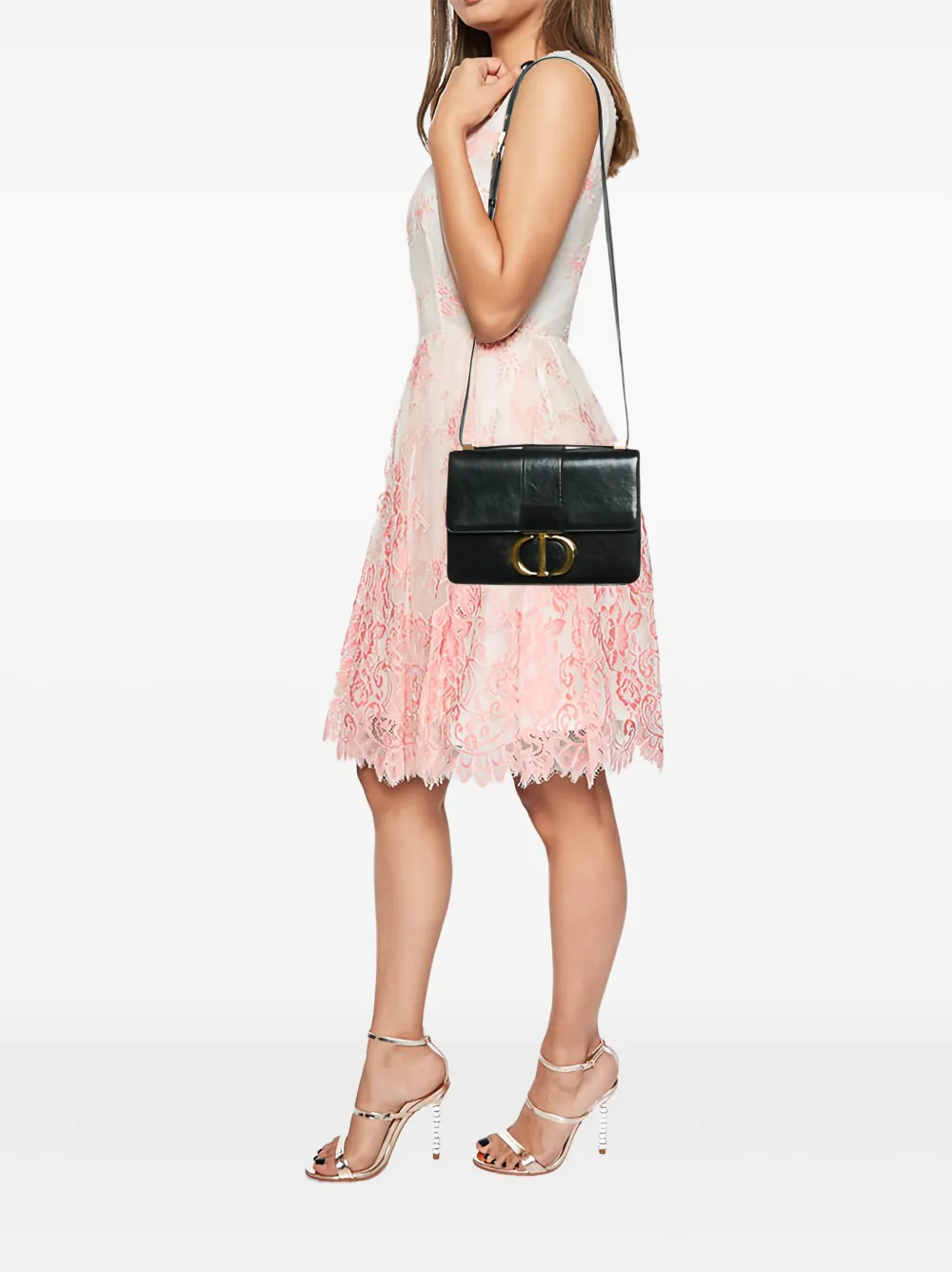 Christian Dior Pre-Owned 2019 Montaigne 30 leather CD motif bag | Pre-Owned | Image 2