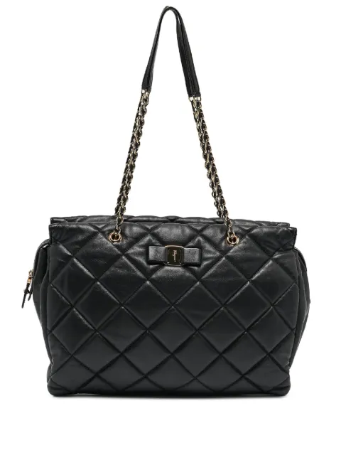 Ferragamo Pre-Owned Gesteppte Schultertasche