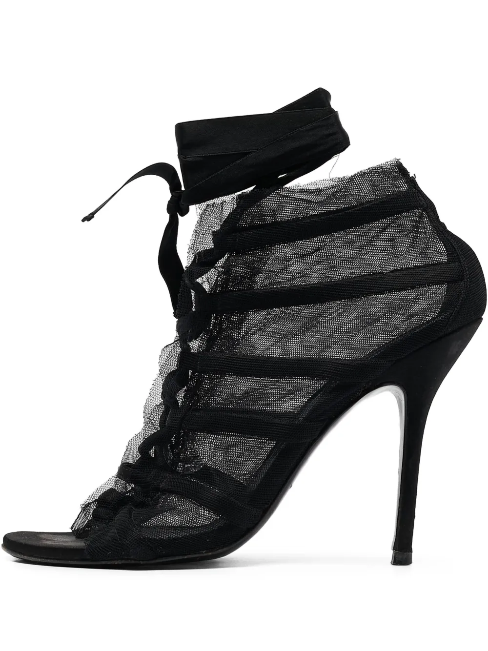 Dolce & Gabbana Pre-Owned 115mm mesh ankle boots | Black | Image 1